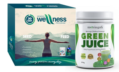 Genesis Wellness Program Pack with Moringafi Green Juice Powder
