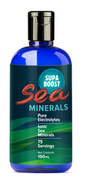 Bottle of Ionic Sea Minerals SupaBoost