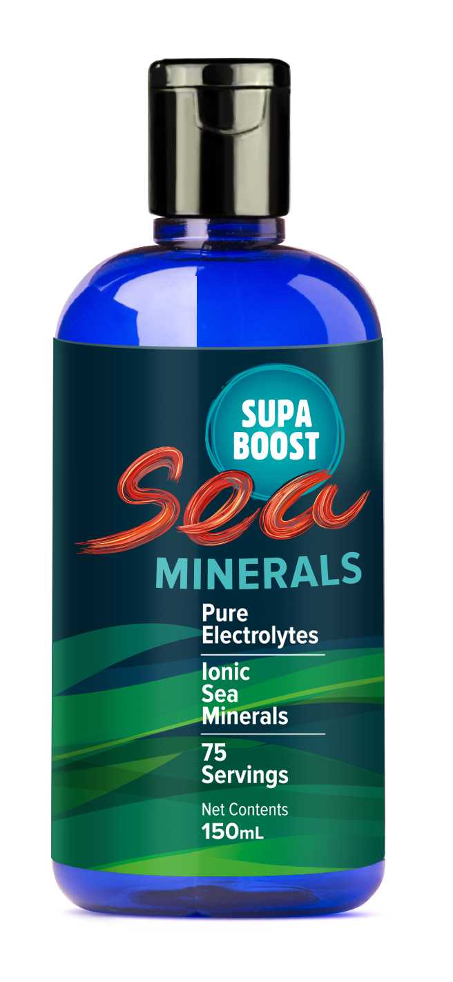 Bottle of Ionic Sea Minerals SupaBoost